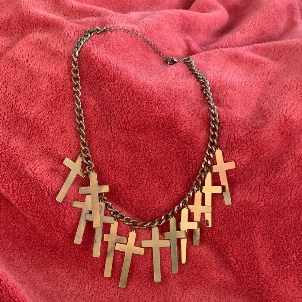 Gold Cross Necklace